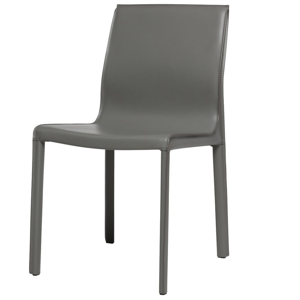 STAN Modern Leather Side Chair