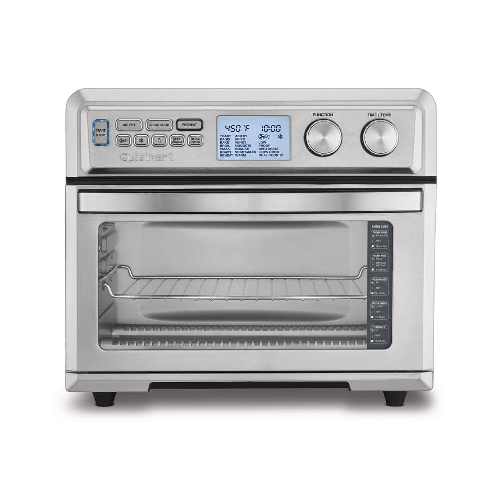 Cuisinart 1800 W 9-Slice Stainless Steel Large Toaster Oven Air Fryer TOA-95