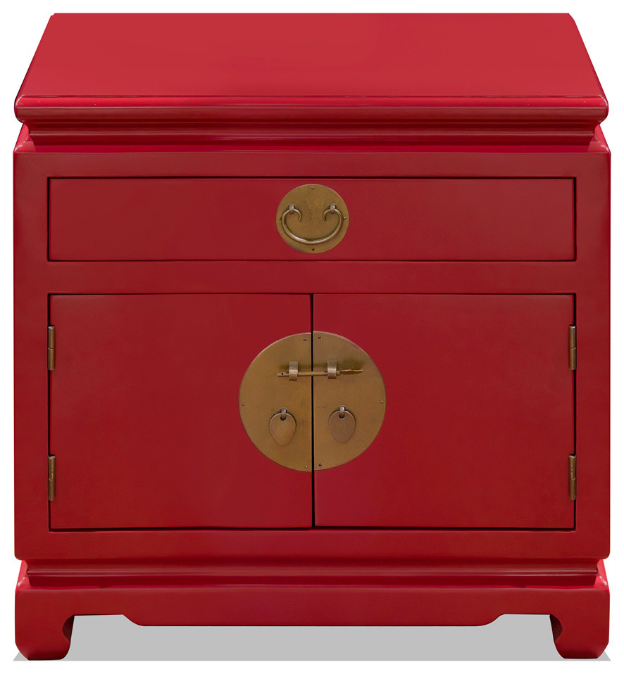 Red Elmwood Chinese Ming Cabinet   Asian   Accent Chests And Cabinets   by China Furniture and Arts  Houzz