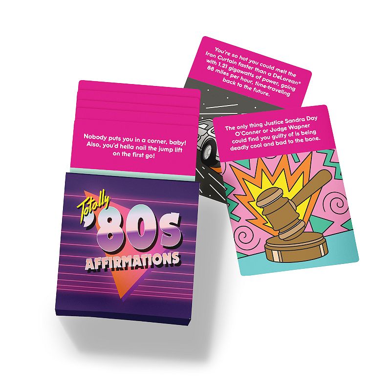 Knock Knock 80's Affirmations Deck