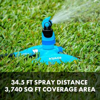 AQUA JOE 4-Pattern 360 Turbo Drive Sprinkler AJ-MSSBM