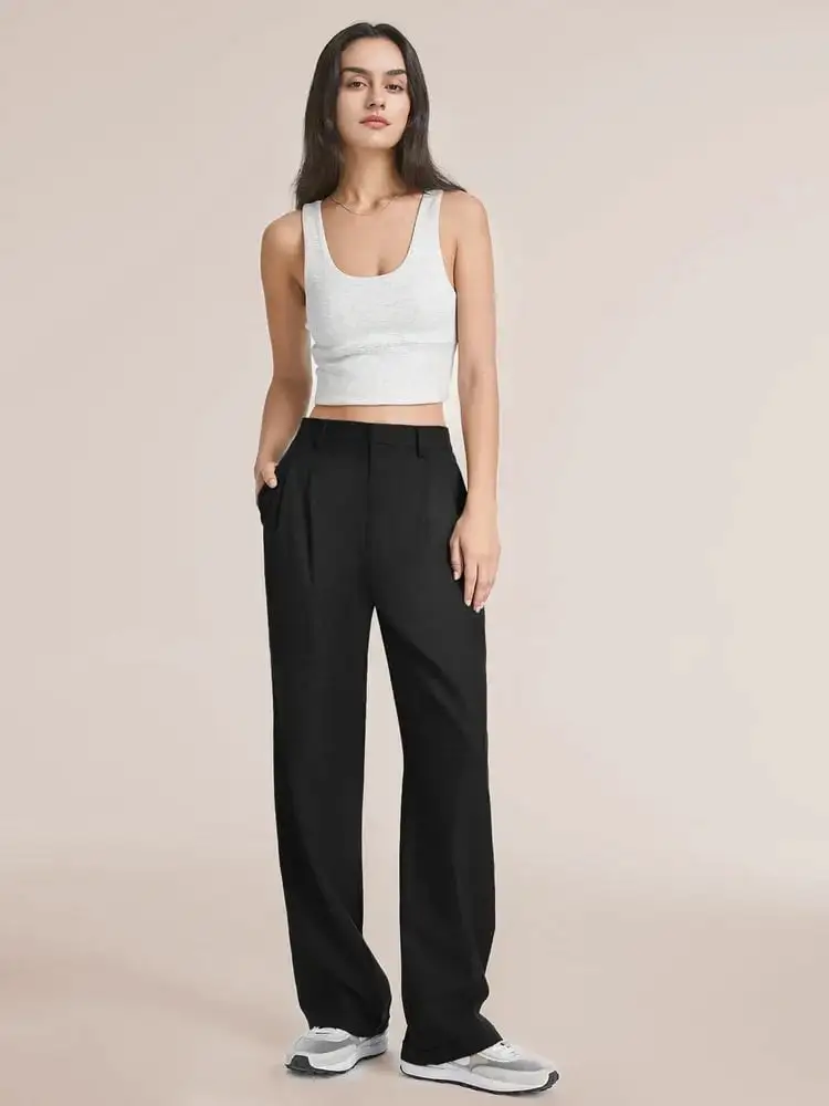 THE EFFORTLESS TAILORED WIDE LEG PANTS