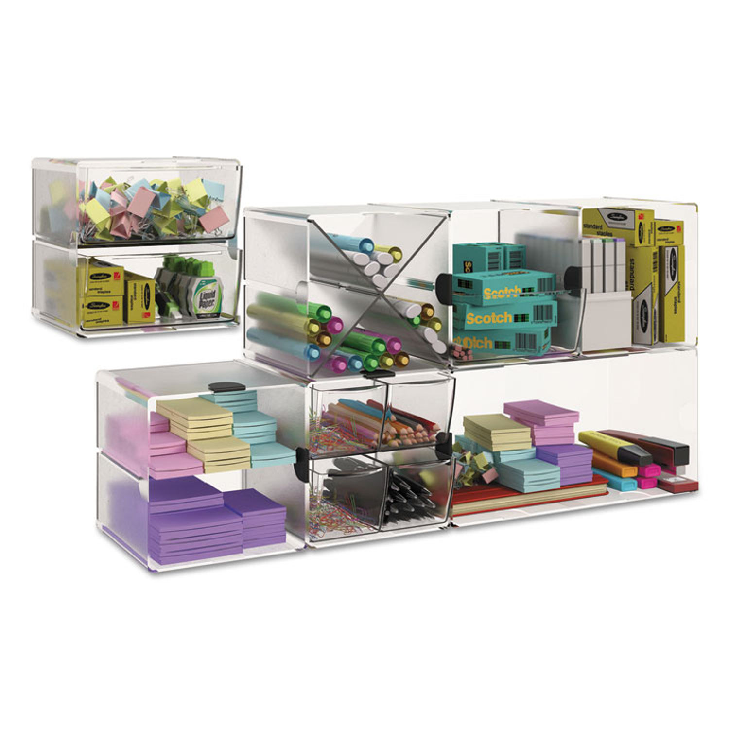 Stackable Cube Organizer by deflectoandreg; DEF350301