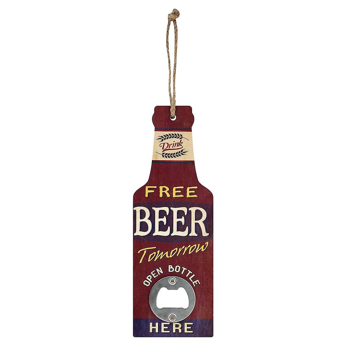 Grindstore Free Beer Tomorrow Bottle Opener