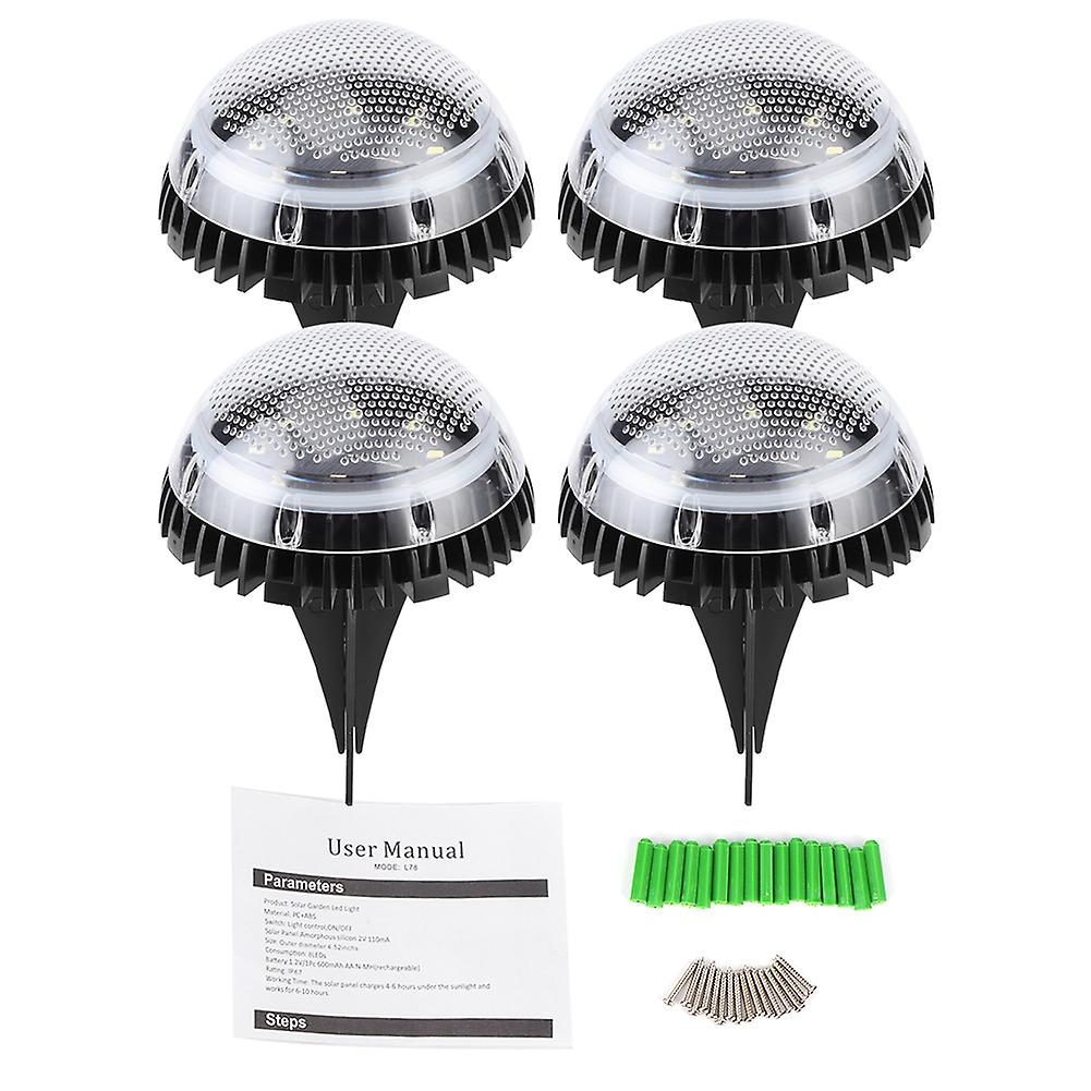 8 LED Solar Under Ground Buried Light Waterproof Lights for Outdoor Lawn Garden