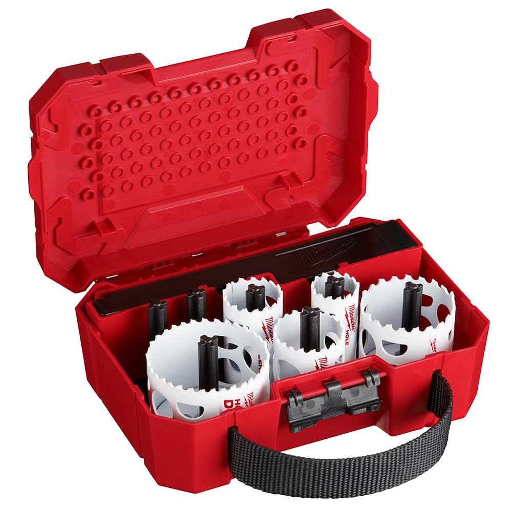 Milwaukee HOLE DOZER閳? Large Diameter Hole Saw Kit, 9pc