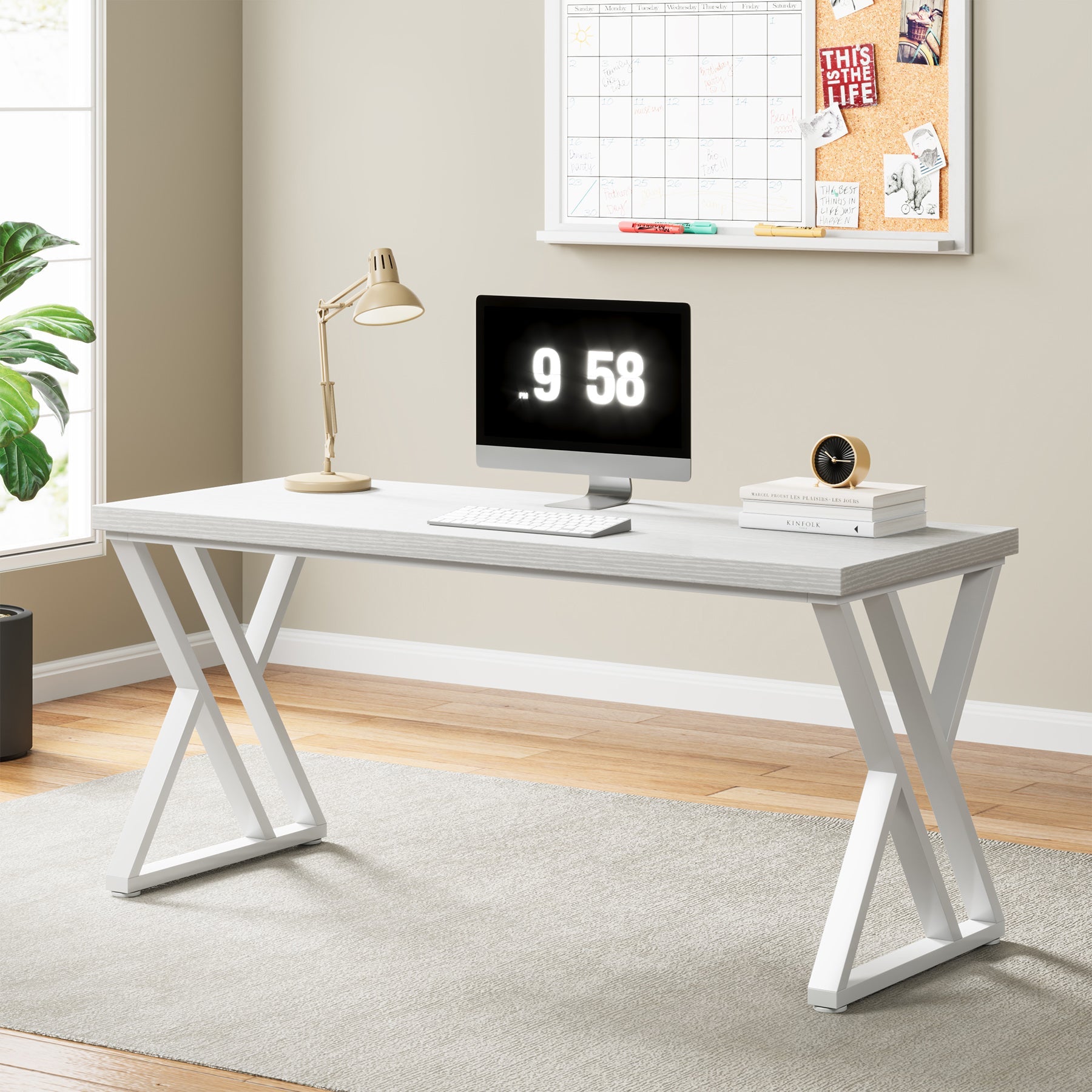 Heavy-Duty Computer Desk, 55