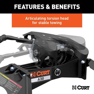 CURT A30 5th Wheel Hitch with GM Puck System Legs 16070