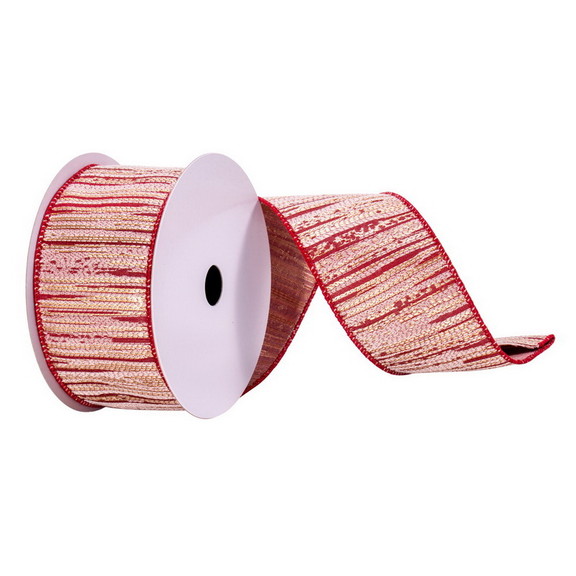 Vickerman 2.5x10yd /Cream/Champagne Ribbon