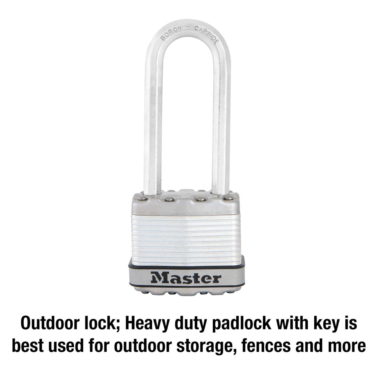 Master Lock 1-9/16 in. H X 11/16 in. W X 1-3/4 in. L Steel Dual Ball Bearing Locking Padlock Keyed A