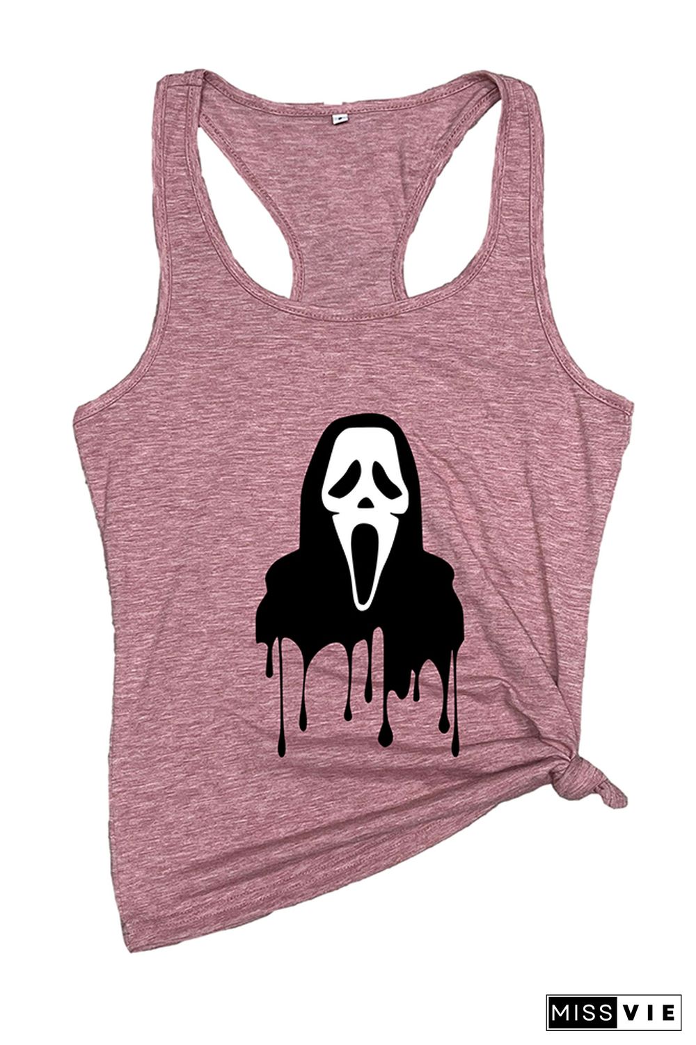 Ghost Face halloween O-neck Sleeveless Tank Top Wholesale