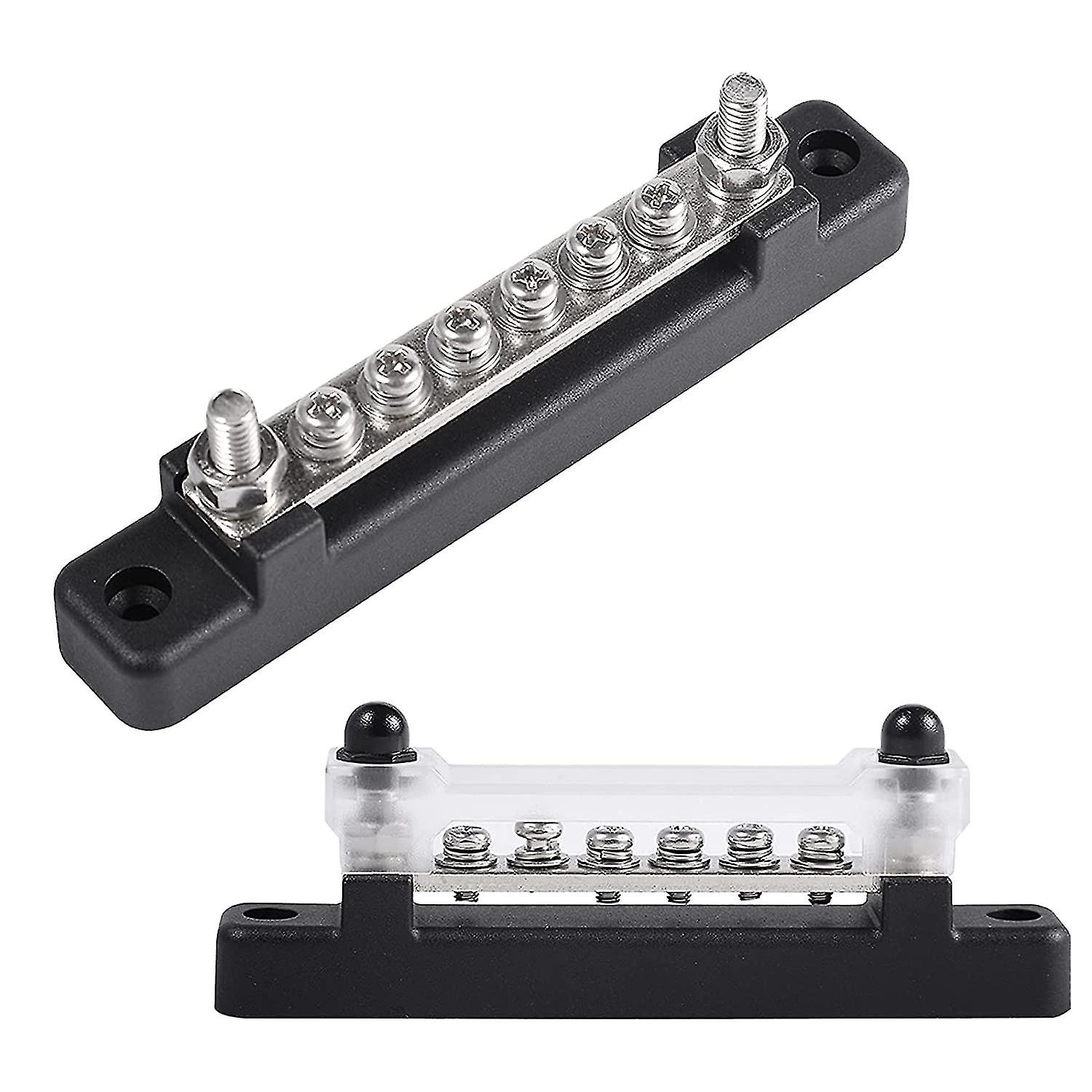 6 Position Bus Bar Terminal， 130a / 150a， For Car Boat Marine Power Distribution Terminal Block