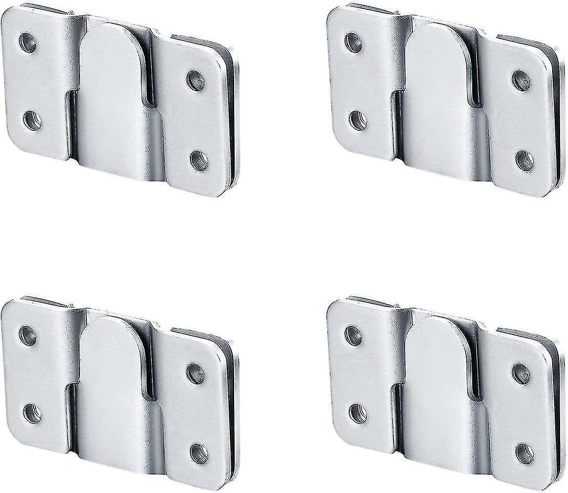 Flush Mount Brackets， Headboard Fixing Brackets Mount Interlocking Z Clip Hook Hardware For Furniture Connecting， Pictures Mirrors Fra