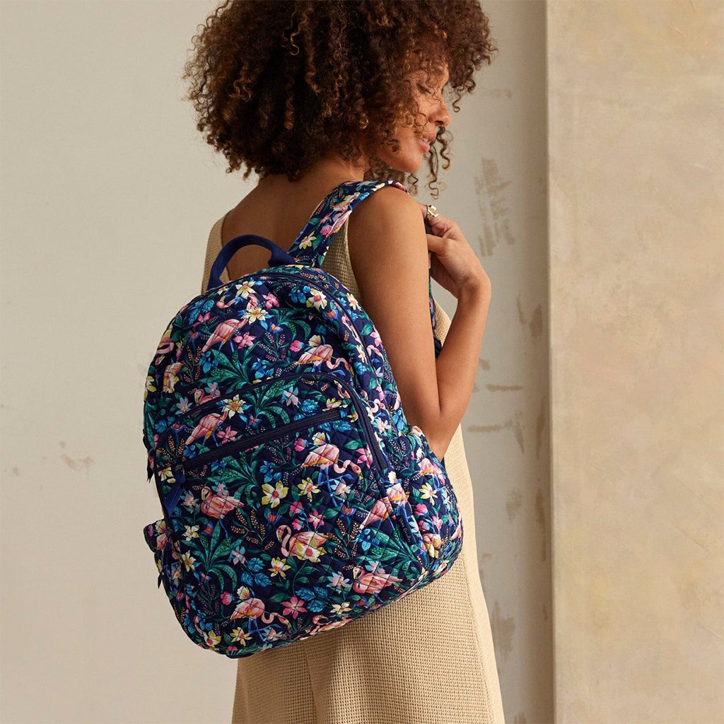 Vera Bradley  Small Backpack in Flamingo Garden