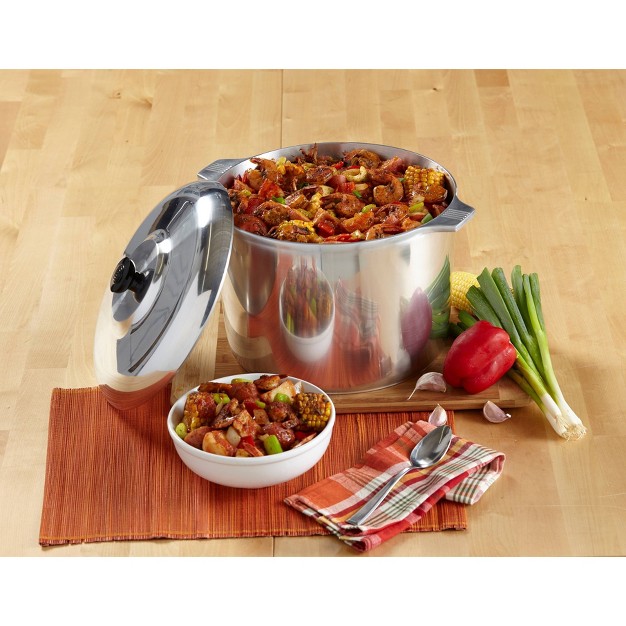 Imusa 14qt Aluminum Cajun Stock Pot