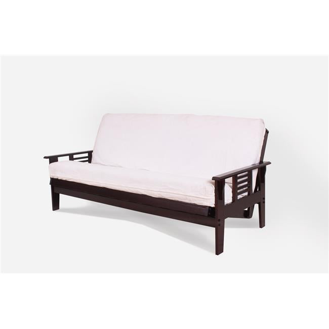 Donco Kids Futons PD-TOR-JA-F-BLK Torii Full Size Futon Mattress - Java & Black