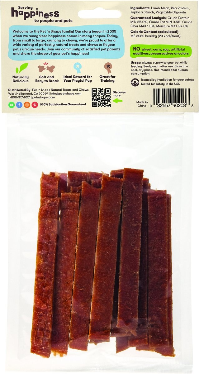 Pet 'n Shape Lamb Strips Dog Treats