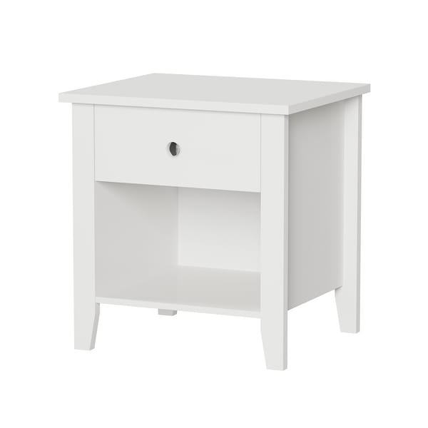 Porch and Den Tualaway White Finish 1-drawer End Table