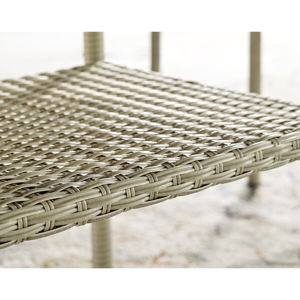 Lachica Outdoor Wicker Tall Rectangular Cocktail Table by Havenside Home