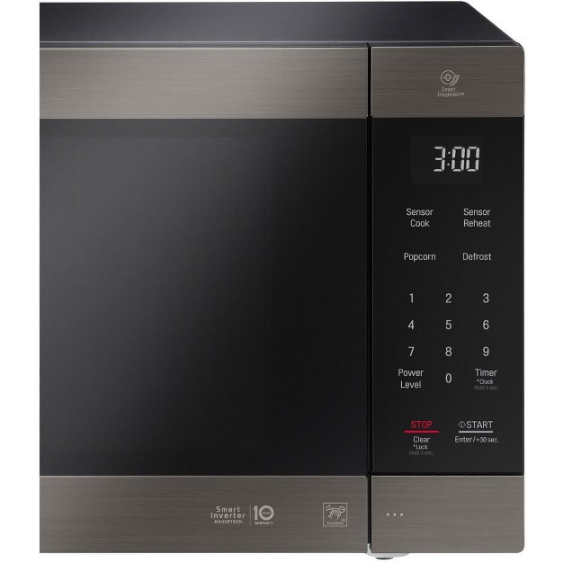 Lg Lmc2075bd 2 0 Cu Ft Black Stainless Countertop Microwave