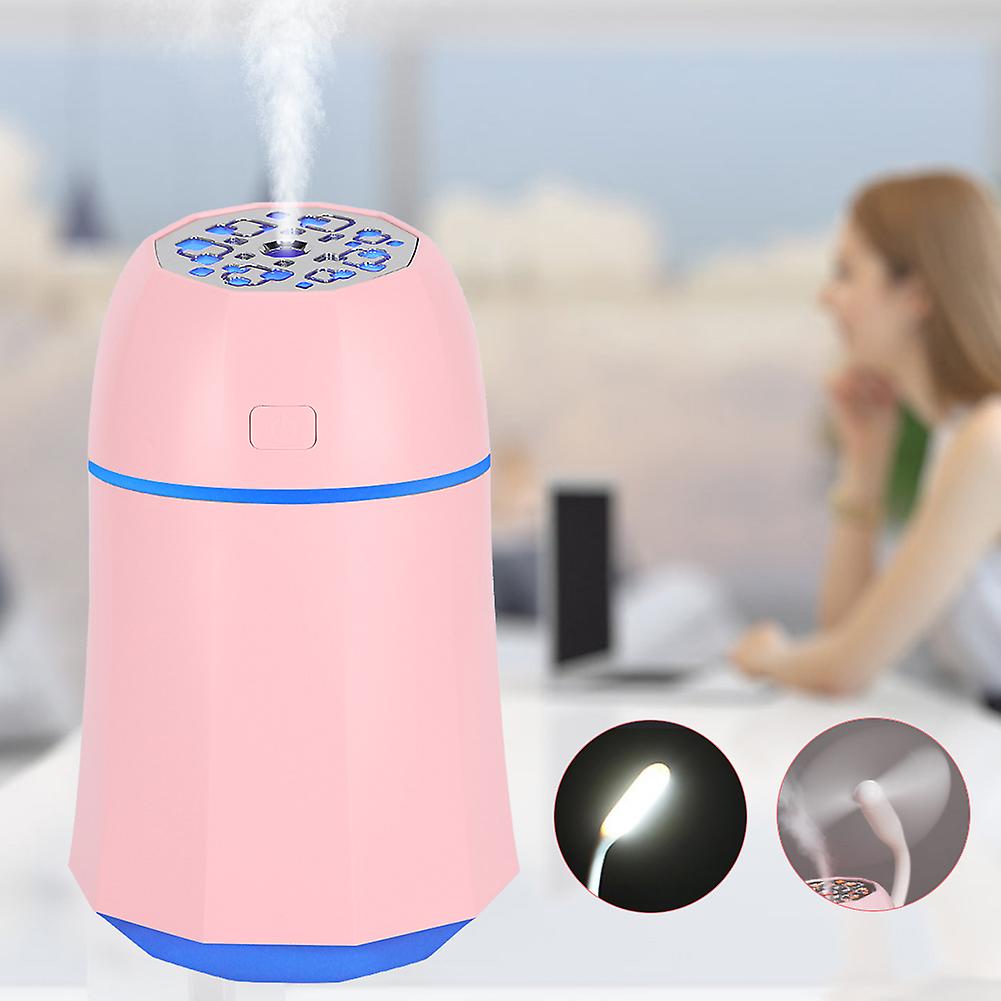 3-in-1 Air Humidifier Led Night Light Mini Fan Usb Humidifier For Home Use