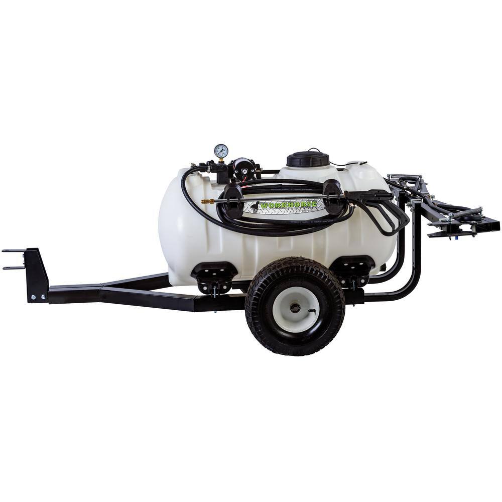 WORKHORSE Trailer Sprayer 40 Gal. 12-Volt 5 Nozzle Boom for ATV's UTV's and Lawn Tractors LG425DTS