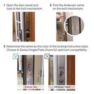 Yale Assure Lock for Andersen Patio Doors Black No Cylinder Deadbolt with Wi-Fi and Touchscreen Keypad YRM276-CB1-BLK