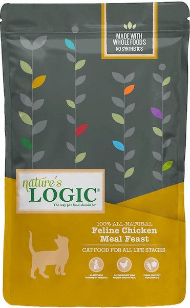 Nature's Logic Feline Chicken Meal Feast All Life Stages Dry Cat Food