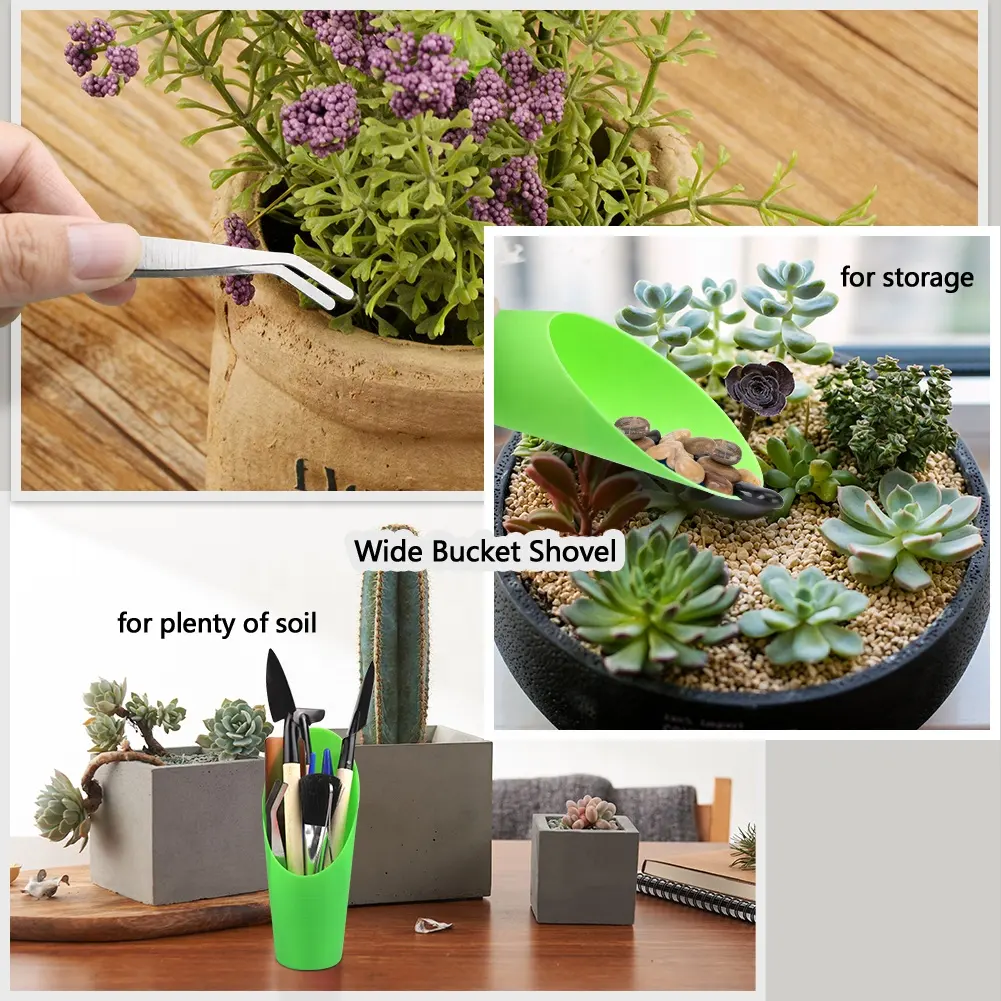 Garden Succulent Tools Kit Indoor Mini Hand Gardening Tool Set  13 Pieces Garden Hand Tools for Indoor Planting