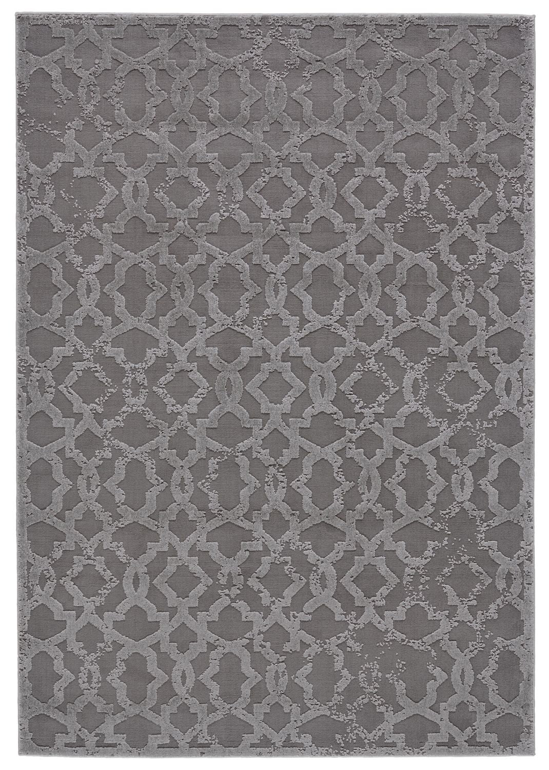 Plaza Silver Gray and Steel Rug by BD Fine