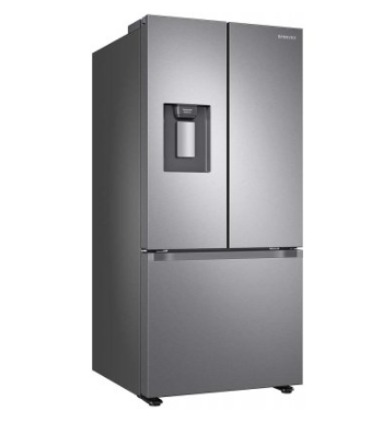 30quot wide 22 cu ft French Door Refrigerator  Stainless Steel