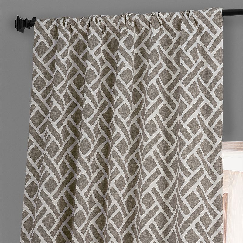 EFF Martinique Printed Blackout Curtain Panel