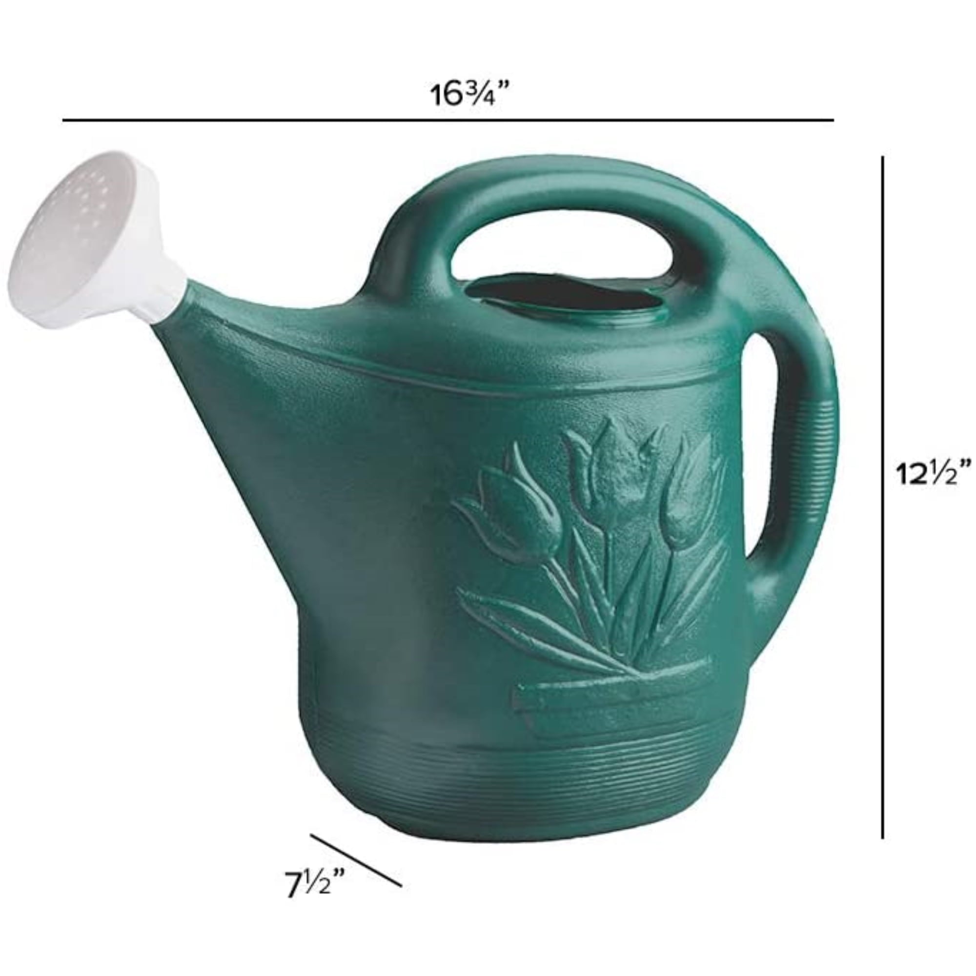 NOVELTY MFG CO Watering Can, Green Plastic, 2-Gals. 30301