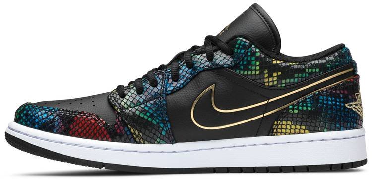 Wmns Air Jordan 1 Low 'Multi Snakeskin' CW5580-001