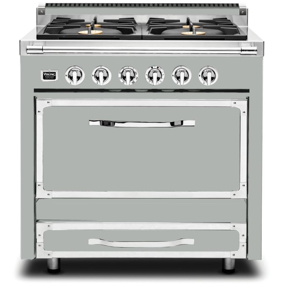 Viking 36-inch Freestanding Dual Fuel Range with 4 Burners TVDR361-4BAG