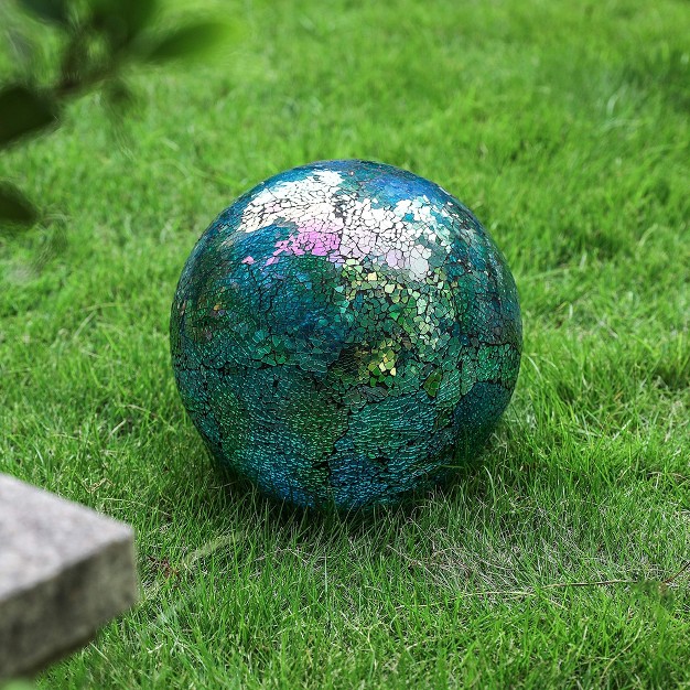 Whole Housewares 10 x27 x27 Mosaic Colourful Globe Blue