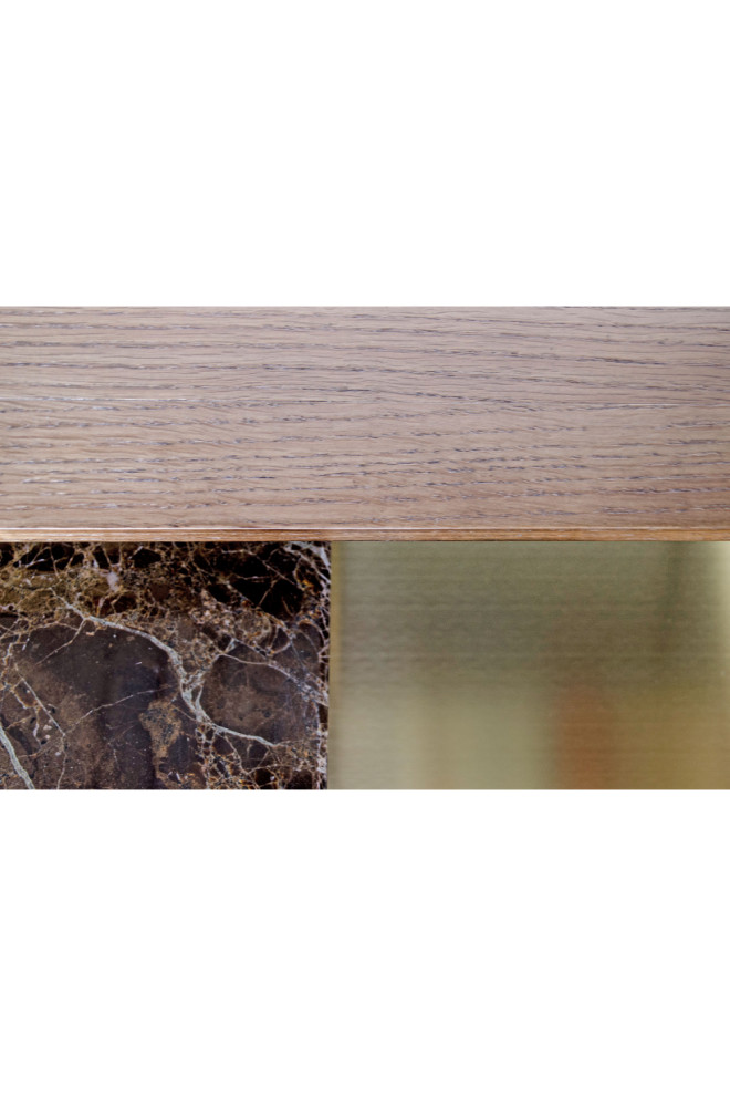 Multi layered Gold Coffee Table  Versmissen Architect   Contemporary   Coffee Tables   by Oroa   Distinctive Furniture  Houzz