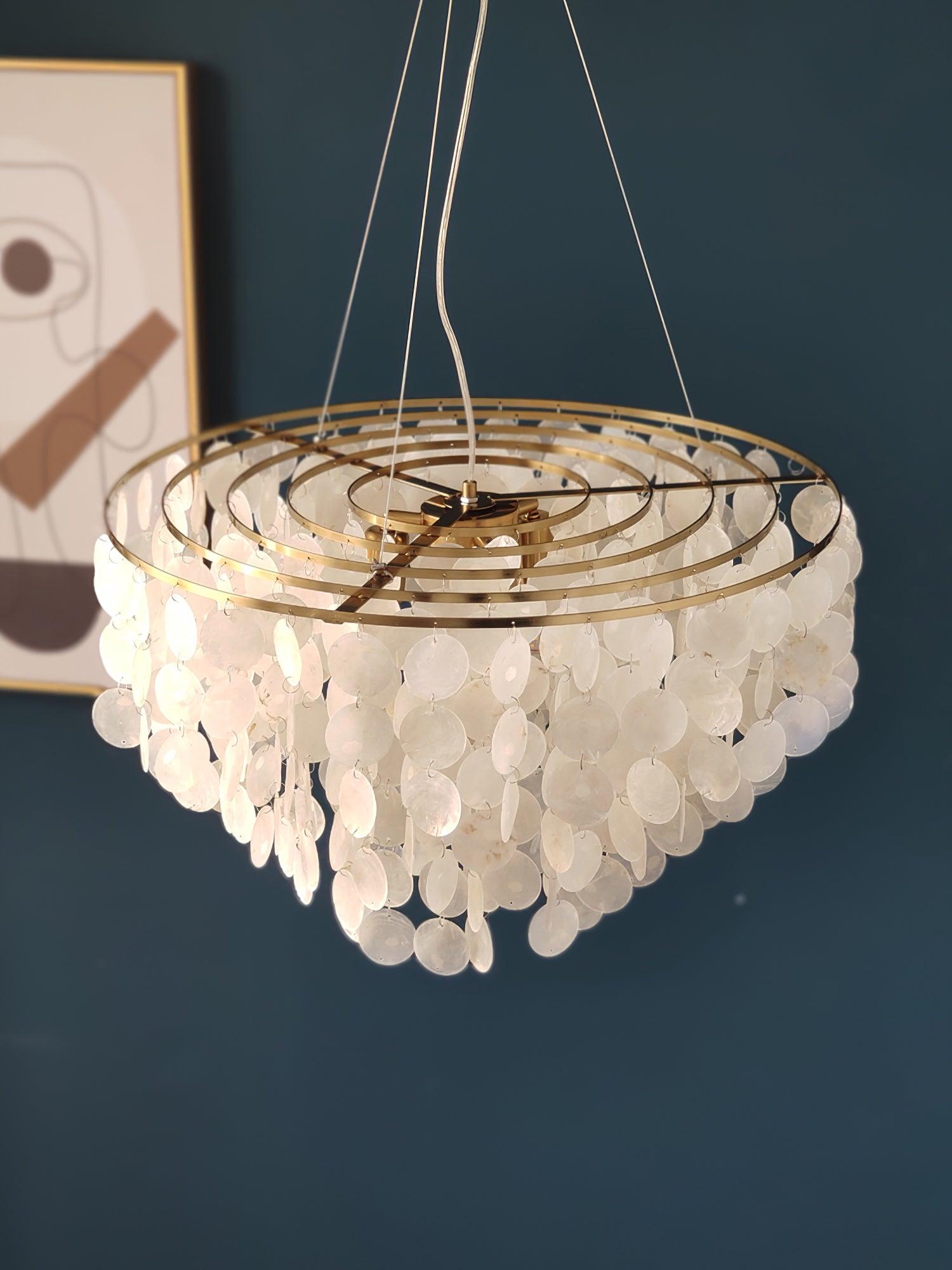 Shell Wind Chime Chandelier