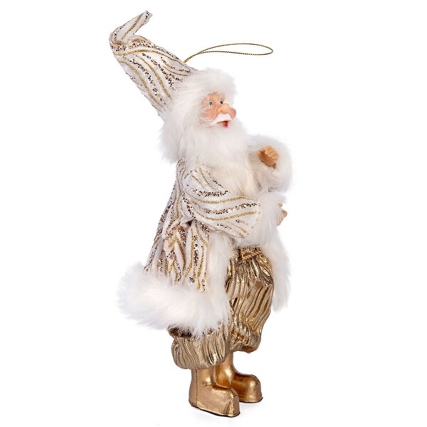 Santa Claus with Gift Bag 9 Christmas Figurine