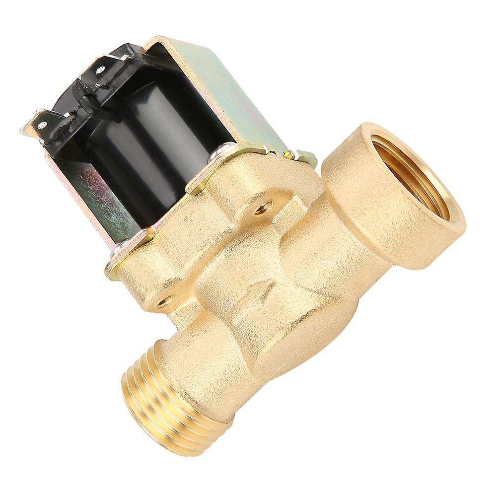 Brass Dn15 G1/2 Normal Closed Pilot-operated Water Inlet Electric Solenoid Valve Dc 12v