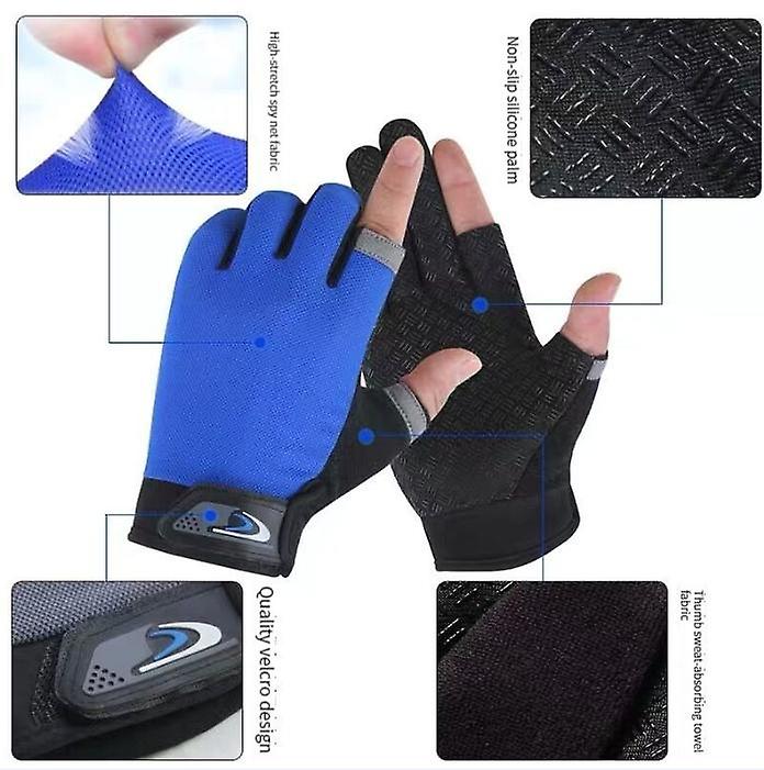 Winter Fishing Gloves 2 Finger Flip Waterproof Windproof Photograph Women Men Gloves Velvet Warm Pr