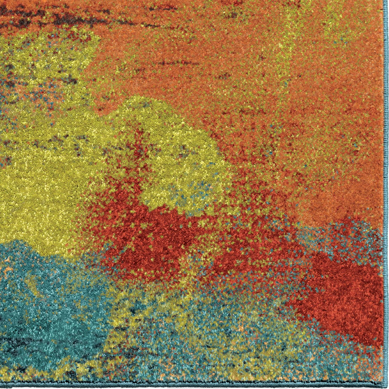 Orian Rugs Bright Opulence Abstract Multi-Colored Area Rug