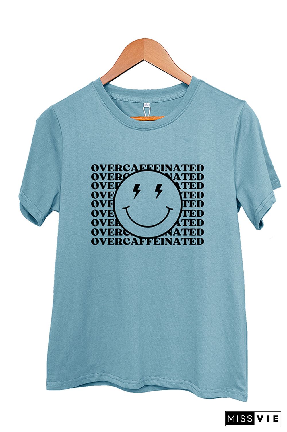 Over Caffeinated Graphic T-Shirt Wholesale