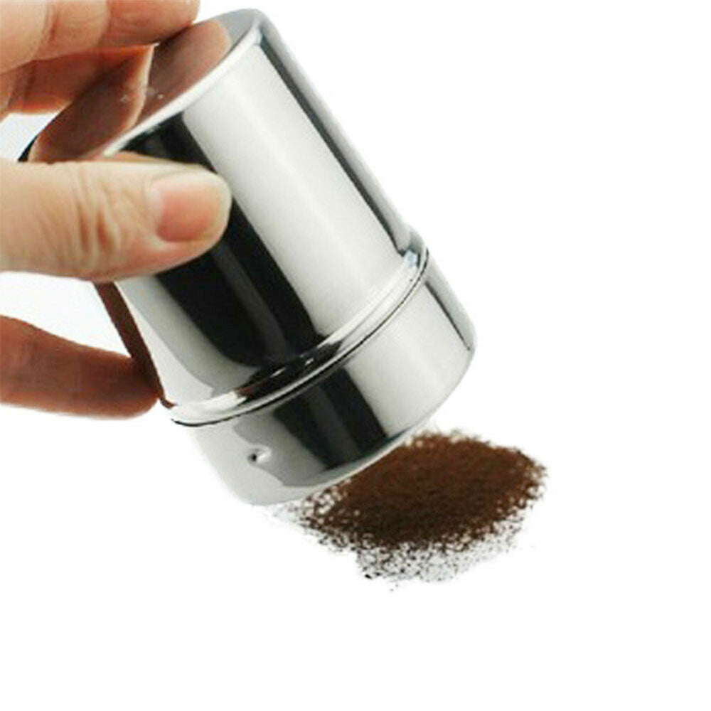 Mesh Flour Sifte Mechanical Baking Icing Sugar Shaker Sieve Tool Stainless Steel