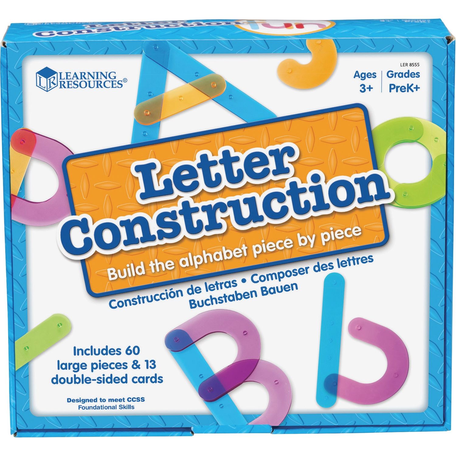 Letter Construction Activity Set by Learning Resources LRN8555