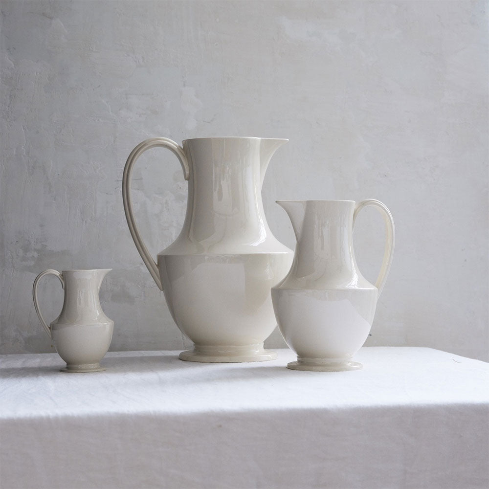 Artisan Stoneware Pitcher - Cream