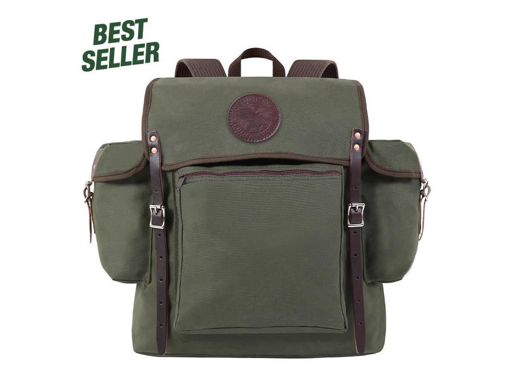 32 Liter Capacity Olive Drab Canvas Rambler Backpack