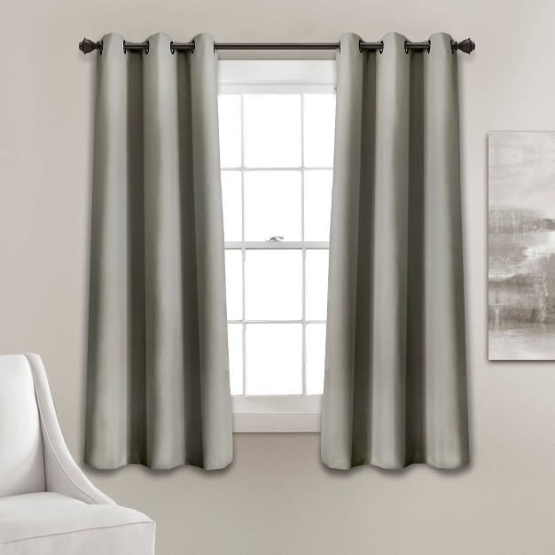 Set Of 2 Absolute Blackout Window Curtain Panels Lush D cor