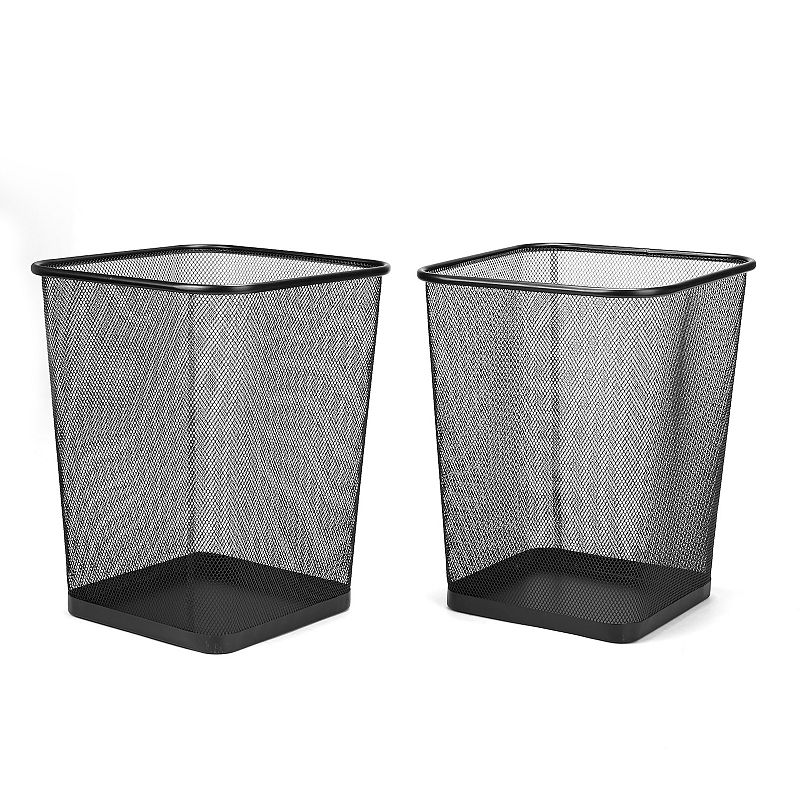 Mind Reader 2-piece Garbage Wastebasket Set