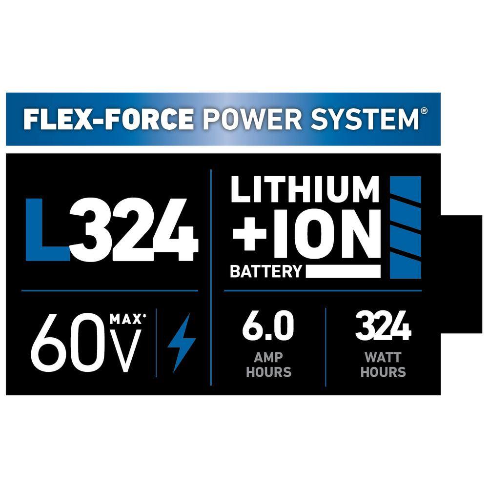 Toro Flex-Force Power System 60-Volt Max 6.0 Ah Lithium-Ion L324 Battery 88660